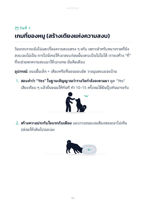 วันที่ 1 · เกมแรก ทีละขั้นพร้อมภาพ